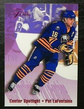 1994-95 94/95 Fleer Flair Center Spotlight #5 Pat LaFontaine Buffalo Sabres