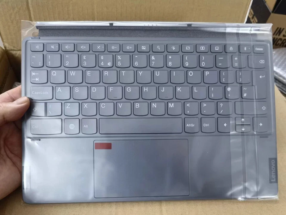 Original Magnetische Tastatur für Lenovo Tab P12 Pro 12,6" , mit OEM Stand Case