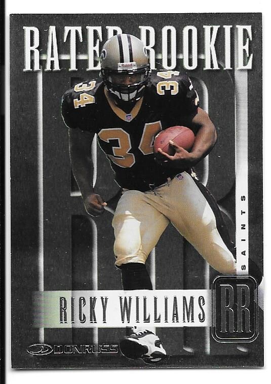 Ricky Williams Donruss Rated Rookies #RR3 Base
