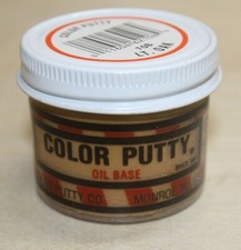 Color Putty Co Oil Base Putty Nail Filler Jar 3.68 Ounce 108 Light Lt. Oak