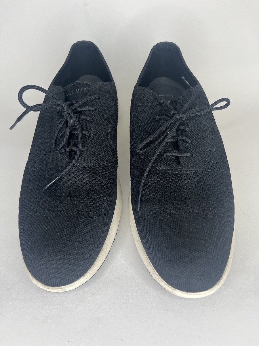COLE HAAN Grand Troy Knit Shoes Sneakers Mens Size 12M Black  display picture 3