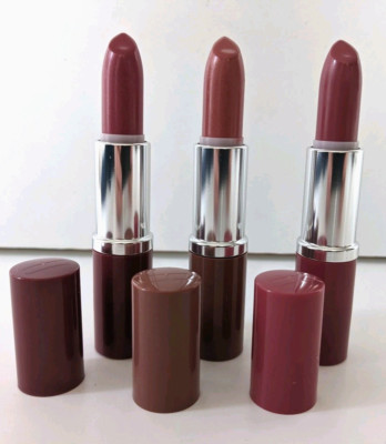 Lot of 3 Clinique Pop Love Pop Bare Plum Lipstick Lip Primer Rouge Intense Base