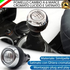 POMELLO LEVA CAMBIO MINI ONE COOPER R55 R56 R57 R58 R59 R60 6 MARCE SIMILPELLE