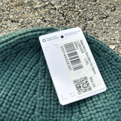 Lululemon Ribbed Merino Wool Knit Beanie Winter Hat Green Jasper Nwt NWT Lululemon RIBBED MERINO WOOL BLEND KNIT BEANIE SZ L/XL  main image 2