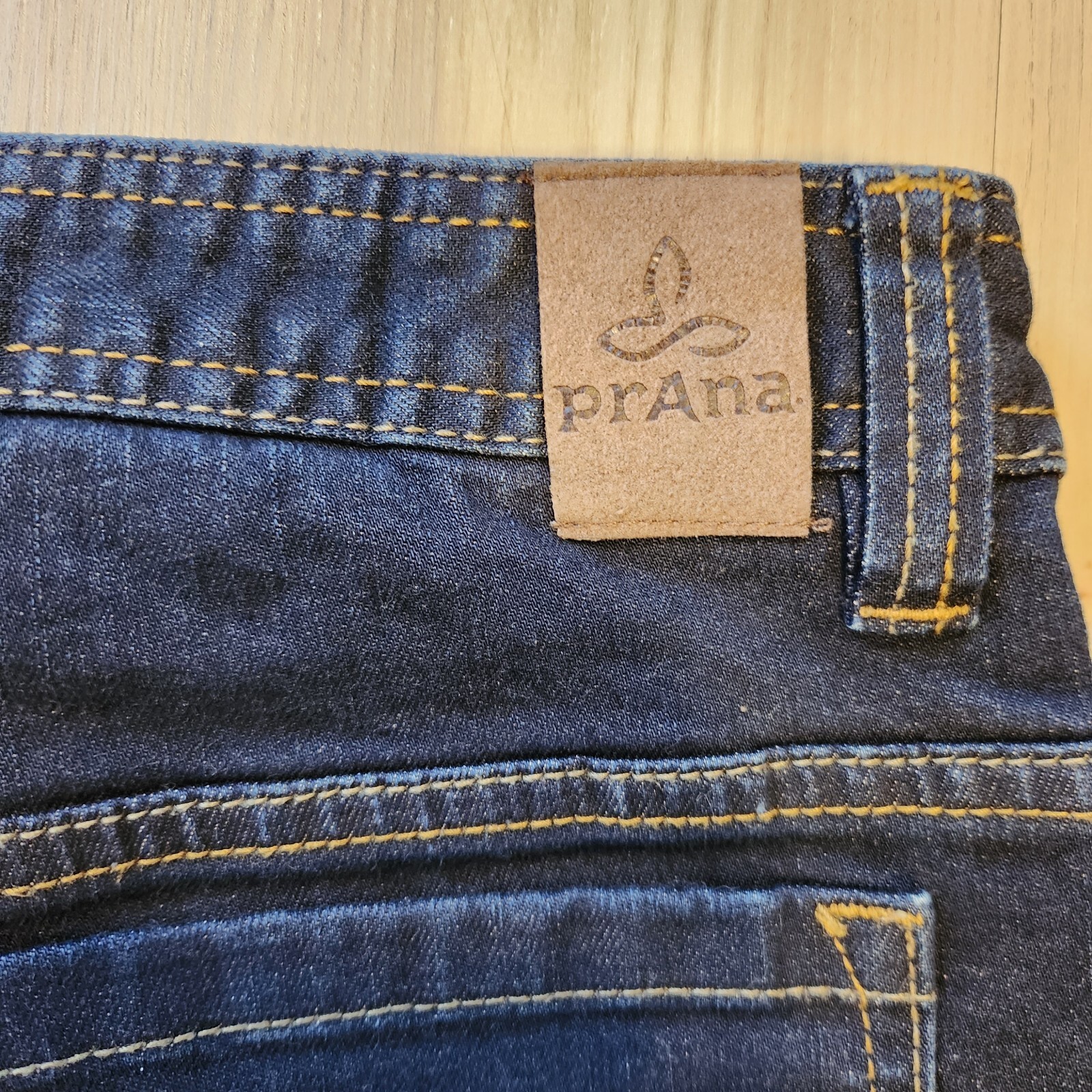 PrAna Jeans Mens 36x30 Blue Straight Fit Outdoor Gorpcore Workwear Cowboy Pants