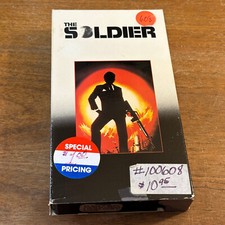 The Soldier VHS VCR Video Tape Used Movie Klaus Kinski Ken Wahl Embassy