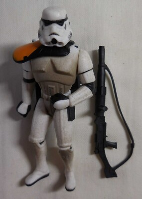 1996 STAR WARS POWER OF THE FORCE POTF Loose TATOOINE STORMTROOPER 3.75'' Figure