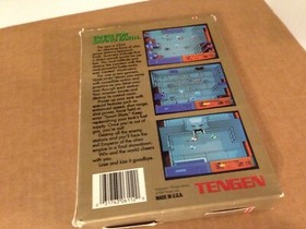 Vindicators NES Video Game Complete With Box & Manual! Nintendo Tengen TESTED!!!