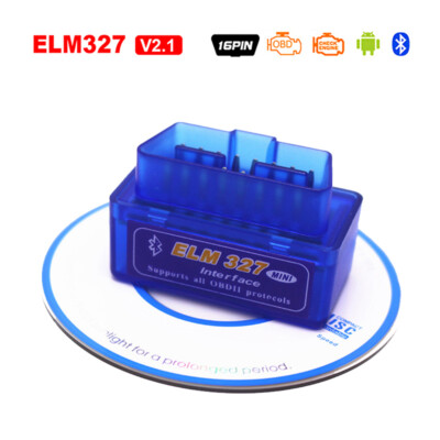 OBD2 II Mini ELM327 V2.1 Bluetooth KFZ Adapter Auto Testgerät Diagnose Gerät OBD