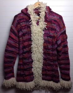 yarn fringe jacket