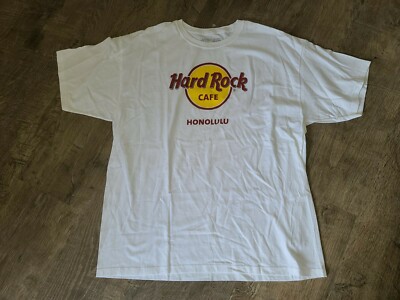 New Hard Rock Cafe HONOLULU iconic T-Shirt Mens Sz XL hawaii