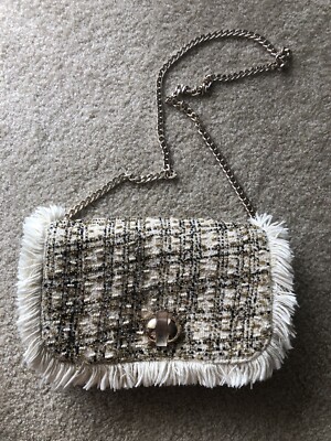 zara bag Tweed Baige