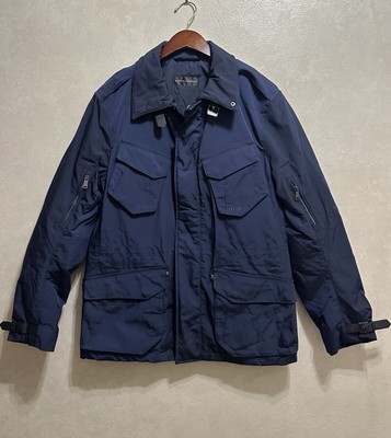 Ralph Lauren Black Label Utility Jacket Coat Navy Italy Size Large NWT $995