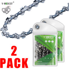 2PACK 16" Chainsaw Chain For Hyundai HYC2400E/Oregon CS1400 3/8"LP .050" 56DL