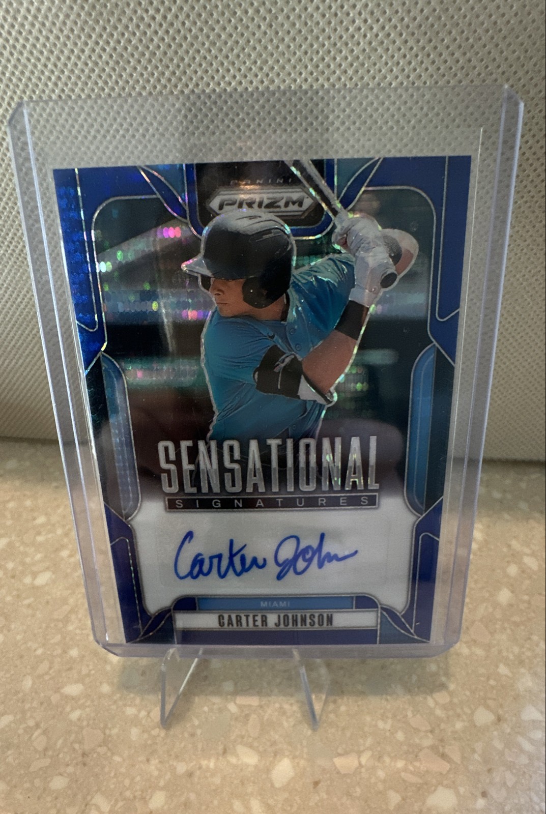 2025 Panini Prizm - Sensational Signatures Carter Johnson, Carter Johnson #SS-CJ