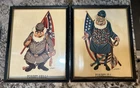 2 Framed JF Martin Prints 1961 Union Forget It! & 1958 Confederate Forget Hell!