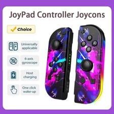 RGB Wireless Left Right Joypad Controller for Switch / Lite / OLED Dual Vibratio