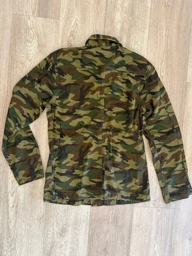 Hiroshi Kato The Vice Camouflage Chore Jacket Green Black Shacket Men M image 5
