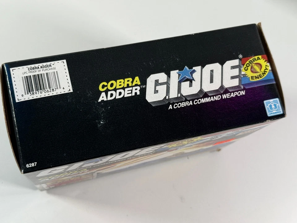 Vehículo Cobra Adder Hasbro 1987 de colección sellado Gi Joe ARAH 6287 Foto 2 de 4