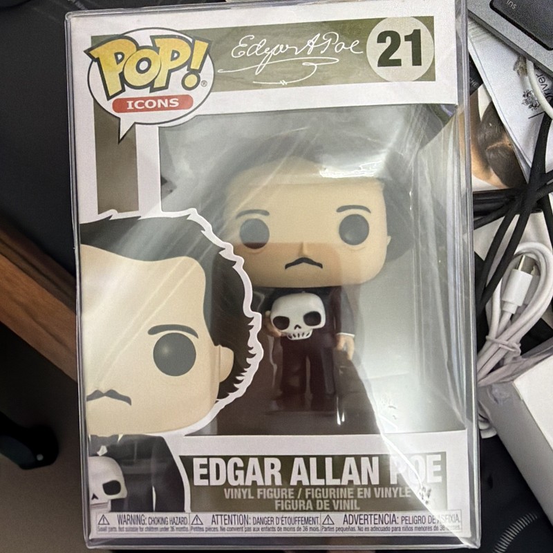 Funko Pop Icons Edgar Allan Poe 21 Vinyl Figures Collections