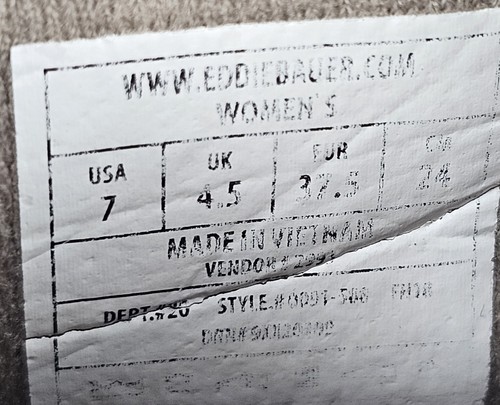 Eddie Bauer Hunt Pac Duck Botas Mujer 7 Marrón Cuero Impermeable Goma Tobillo - Imagen 6 de 8