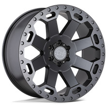 17x9 Black Rhino Warlord Matte Gunmetal Wheels 8x180 (-12mm) Set of 4