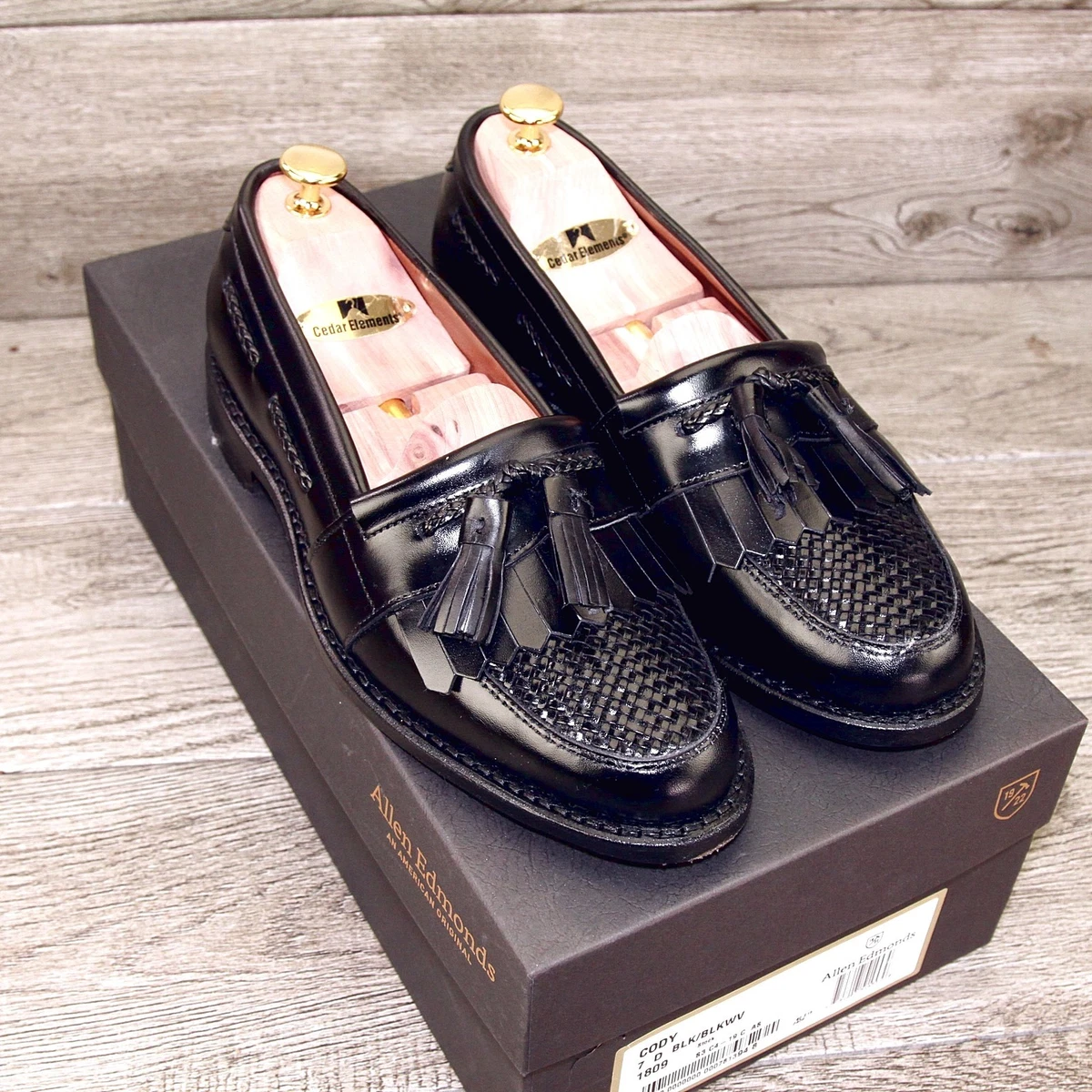 Allen Edmonds Sheridan Penny Loafer Black 10.5D Dress Shoes Allen Edmonds Vintage Allen Edmonds Dress Shoes Men main image 2