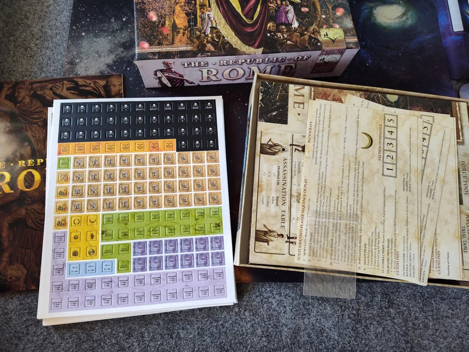 The Republic Of Rome 2009 Valley Games Board Game Unpunched Unplayed - Image 3 of 4