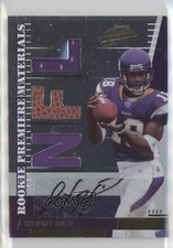 2007 Playoff Absolute Memorabilia Die-Cut NFL Signatures Sidney Rice Auto 1j2