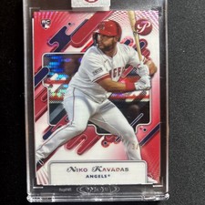 2025 Topps Pristine Niko Kavadas Red Refractor #'d 3/5