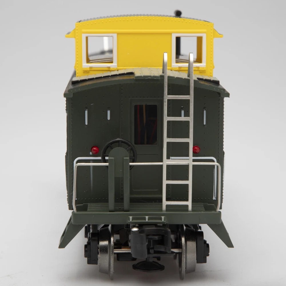 O Gauge USA Army Caboose with Lights & Operating Coupler Train Car