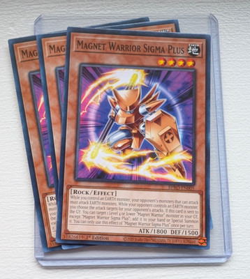 3x Magnet Warrior Sigma Plus BPRO-EN005 Common 1st Edition Yugioh