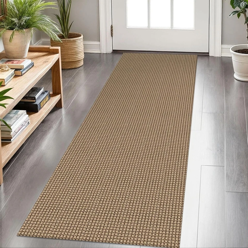 Stylish 2x6 ft Washable Kitchen Runner - Non-Slip Rubber Backed Boho Rug - Image 3 of 4