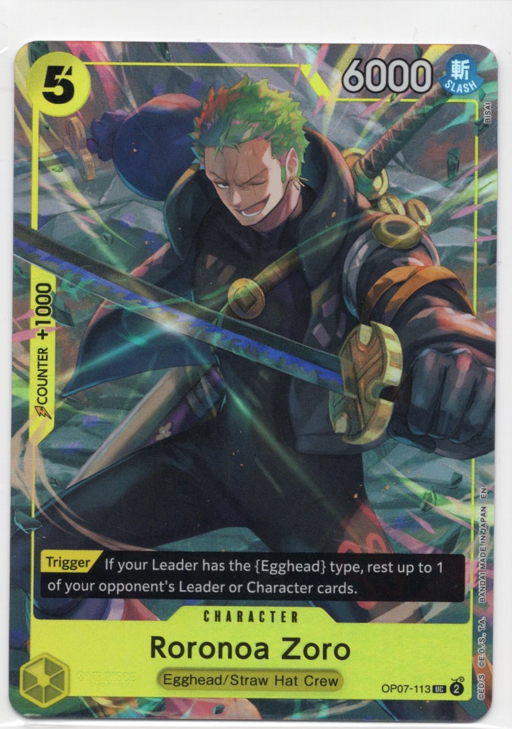 Roronoa Zoro (Illustration Box Vol.3) OP07-113 Promo One Piece English