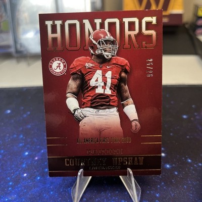 2016 Panini Alabama Crimson Tide Courtney Upshaw #CU-AL Honors Gold 25/25 SP