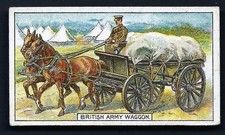 BRITISH AMERICAN (PLAIN) - TRANSPORT OF THE WORLD - BRITISH ARMY WAGGON