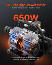 Air Compressor, 1 Gallon Steel Tank, Spray Painting