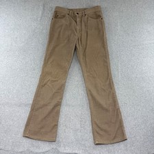 Levi 517 Corduroy Pants Mens 32x31 Tan Bootcut Vintage Made in USA 80s 517-1523