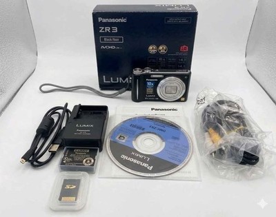 Panasonic LUMIX DMC-ZR3 14.1MP Digital Camera Leica Lens Original