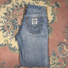 Vintage 70s 80s Orange Tab White Patch Women  s Levi  s Jeans Made In USA 26x29