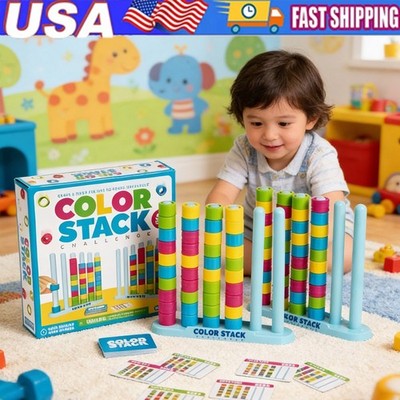 Color Matching Puzzle Board Game Creative Color Stack Challenge A Fast-Paced OY