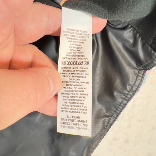L.L.Bean PrimaLoft Cross Core Packaway Long Vest Women's XXS Reg NEW Item 505996 - Picture 24 of 24