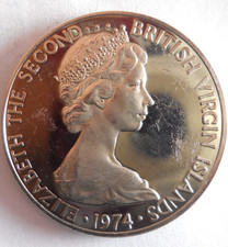 1974 BRITISH VIRGIN ISLANDS 50 CENTS - PROOF - Premium Bin #25