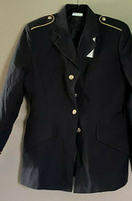 NEW WOMENS ARMY SERVICE JACKET UNIFORM ASU DRESS BLUE SIZE 6MR