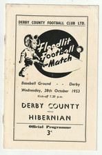 Derby County v Hibernian 1953 (amigable)