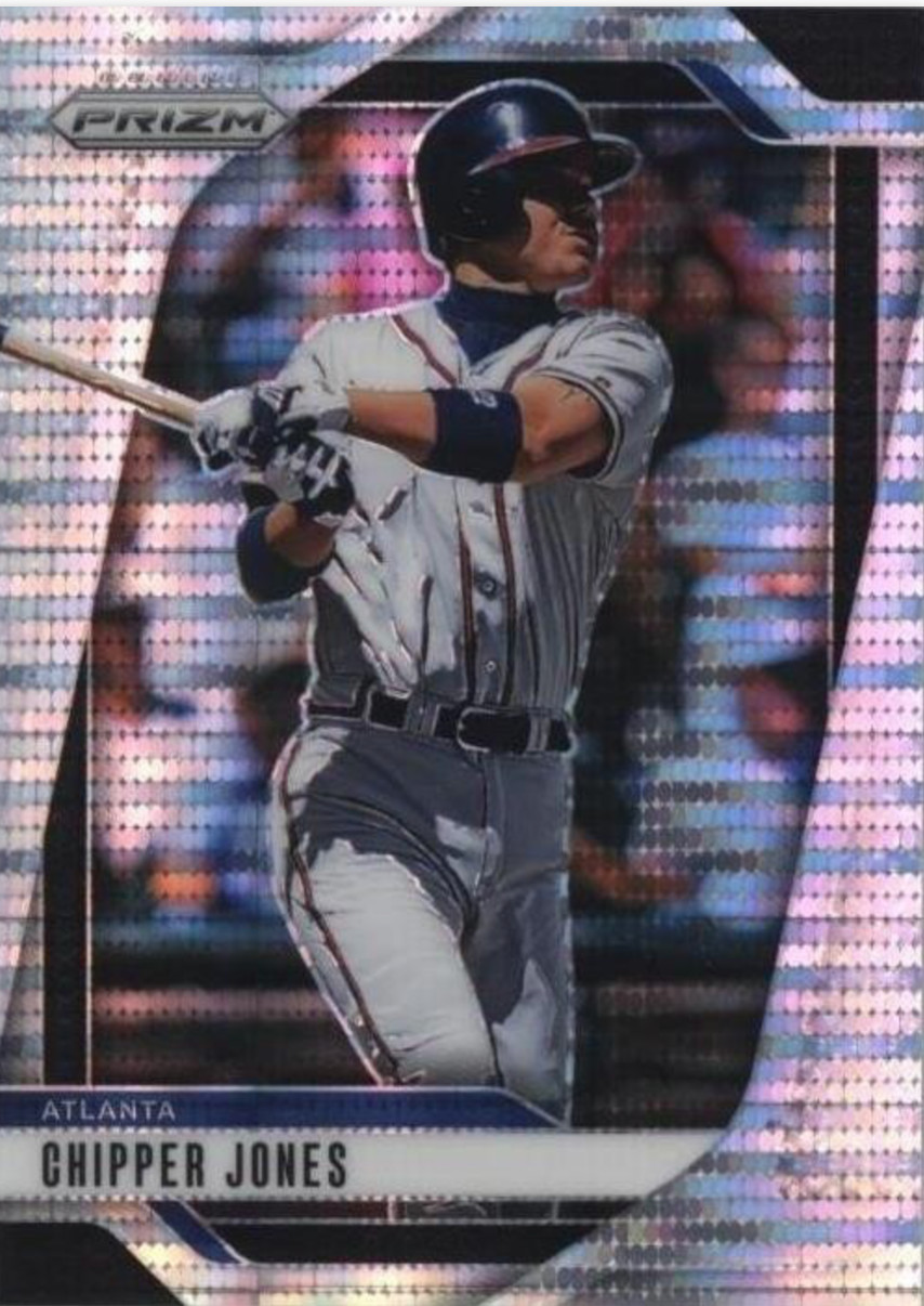 2025 Panini Prizm - Chipper Jones, Chipper Jones #220 Pulsar Prizm /499