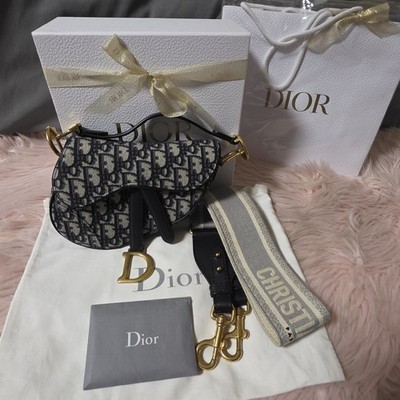 Dior Mini Saddle Bag with Strap