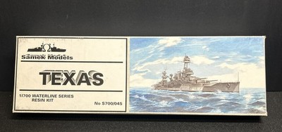 Samek Models 1/700 Waterline Series Resin & Photo-etched USS Texas Kit S700/045