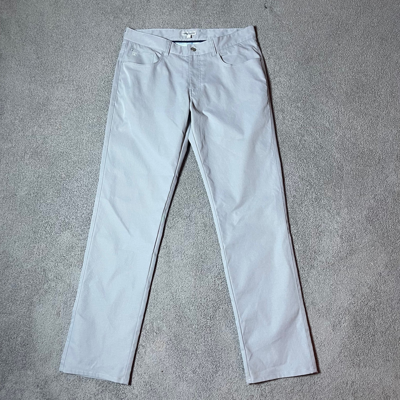 Peter Millar EB66 Light Gray Camo Performance Pants 33x32