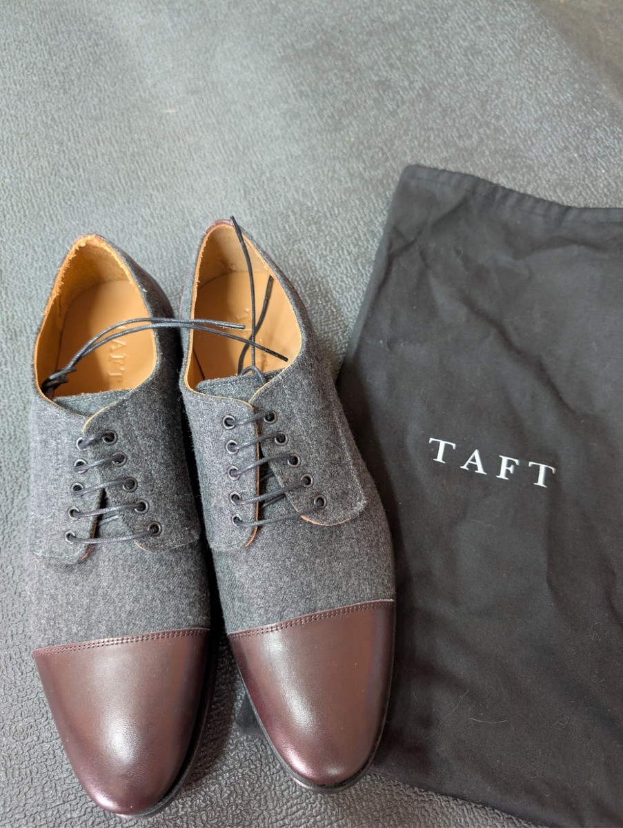 Brand New TAFT Jack Dress Shoes in Oxblood/Grey Size 9 | eBay